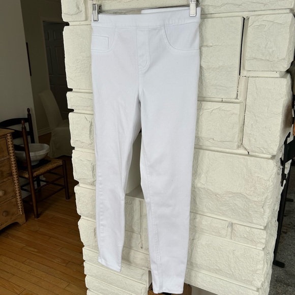 SPANX Jean-ish Ankle Leggings Regular Inseam in White Size Medium - Picture 10 of 16